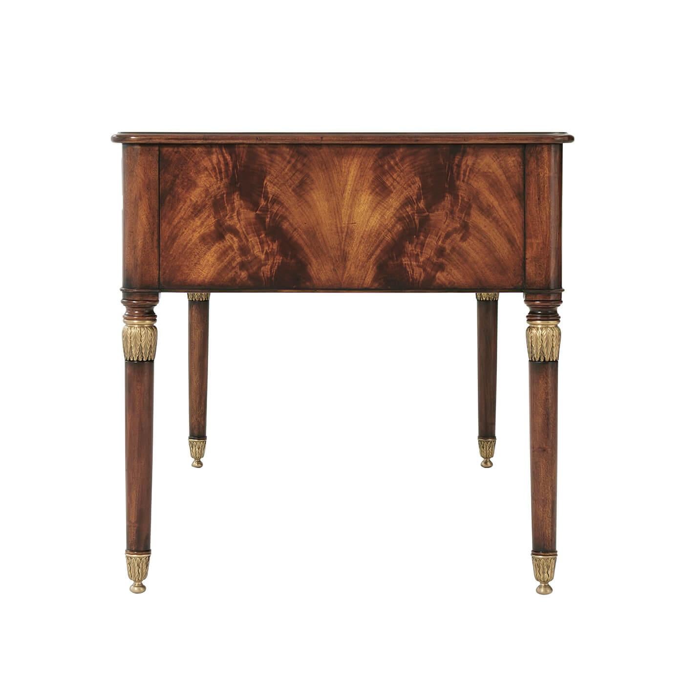 Louis XVI French Mahogany Desk For Sale