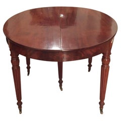 Antique French Mahogany Dining Table Louis Philippe, 1850