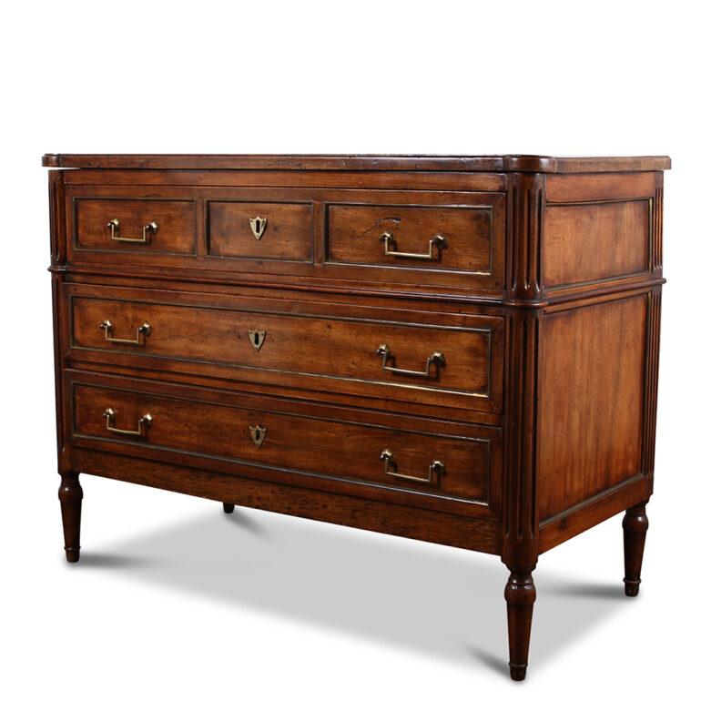 French Mahogany Directoire Style Commode In Good Condition In Vancouver, British Columbia