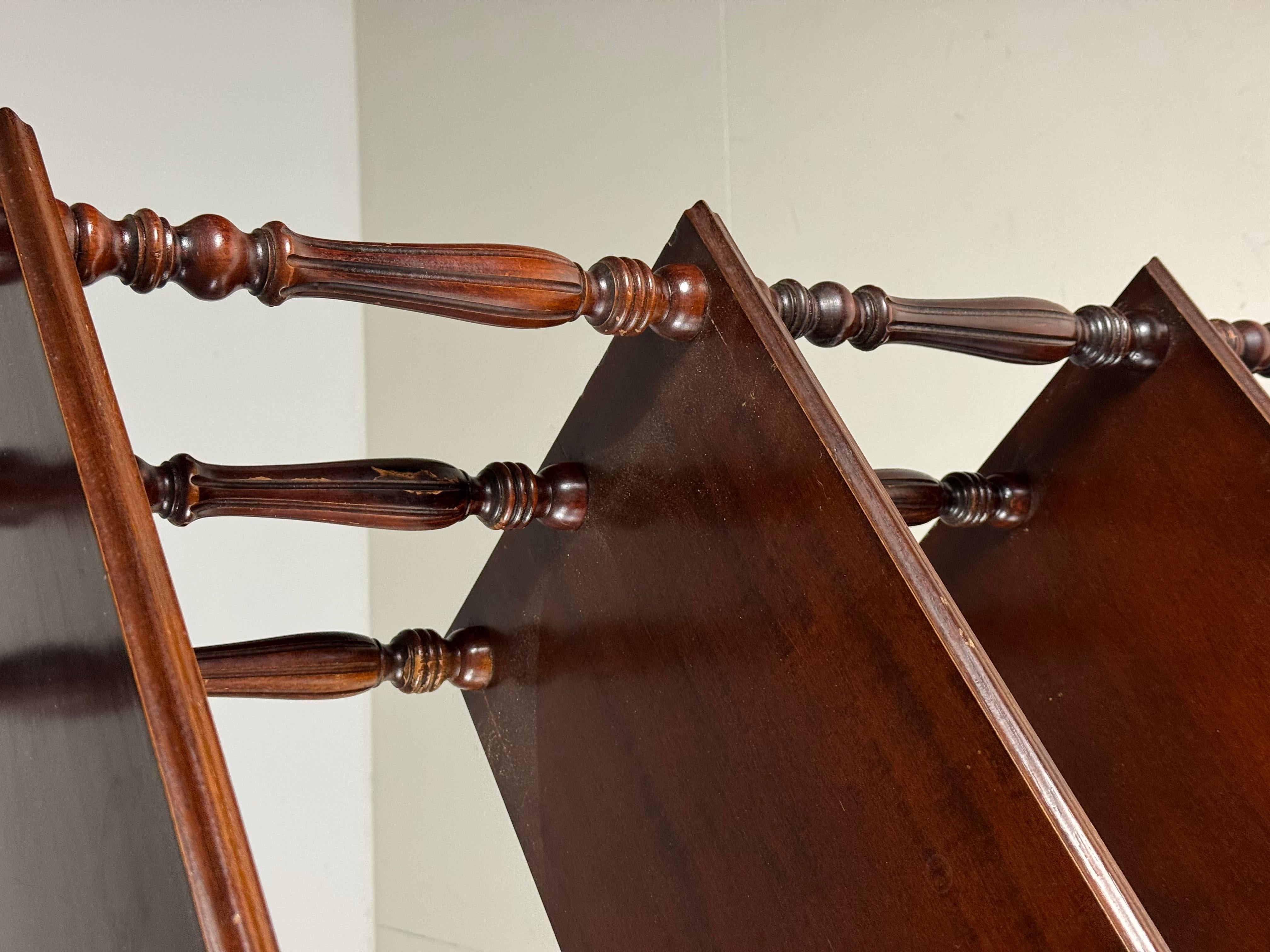 Tavolozza francese in mogano in vendita 3