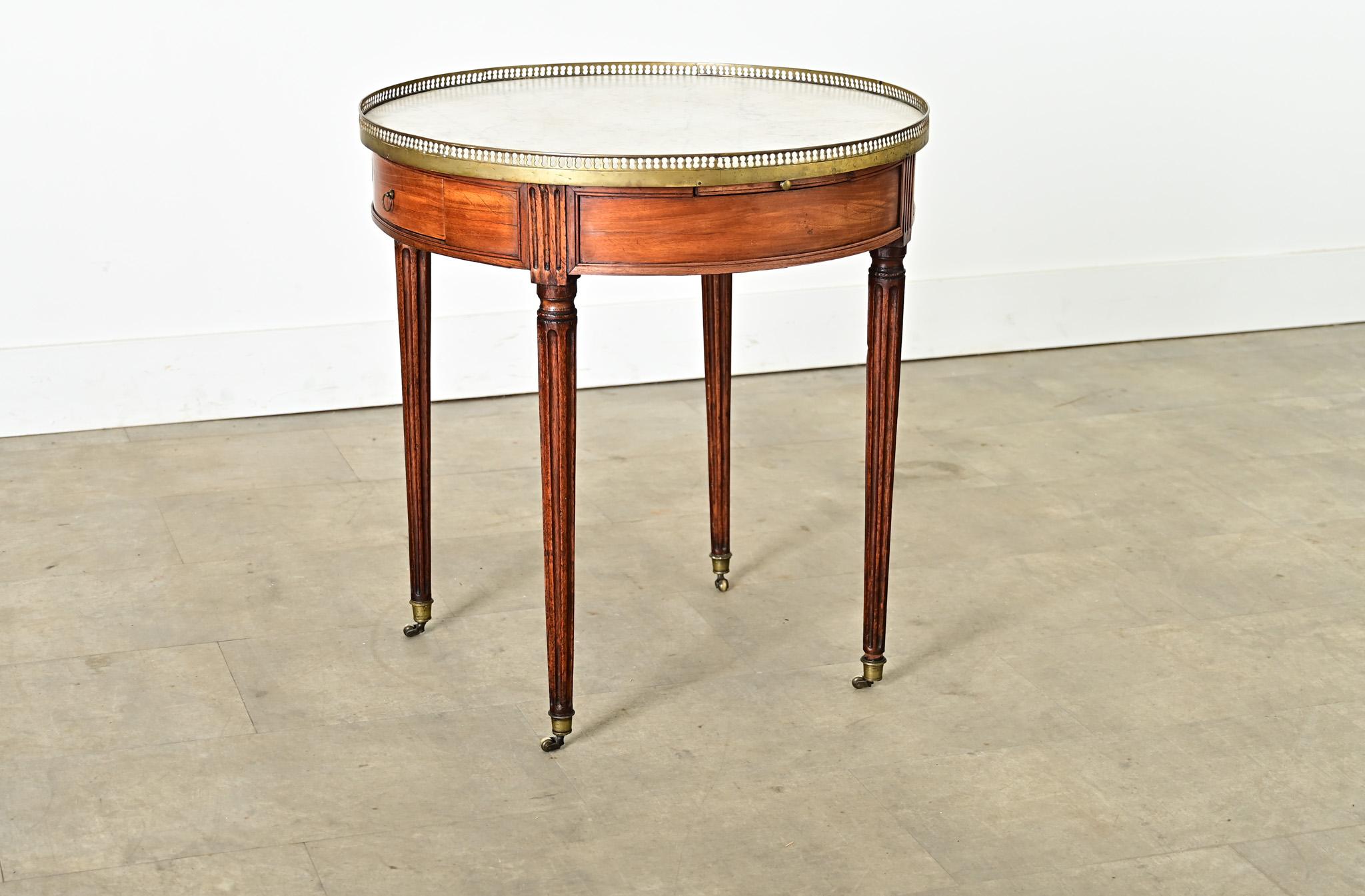 French Mahogany Gueridon Bouillote Table For Sale 1