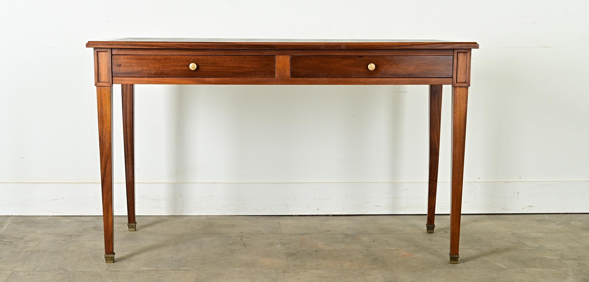 Other French Mahogany & Leather  Reproduction Desk