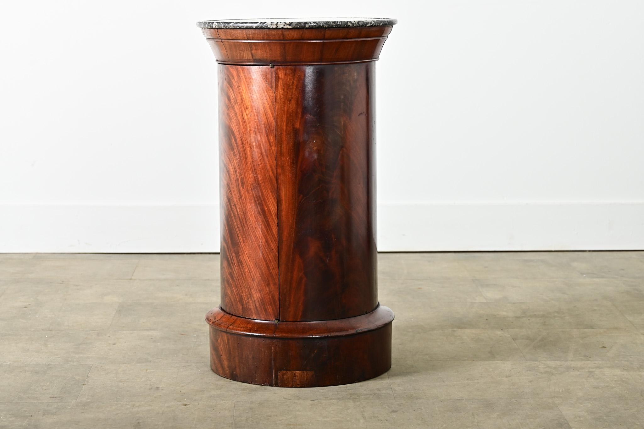 French Mahogany Louis Philippe Bedside Table For Sale 4
