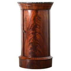 Antique French Mahogany Louis Philippe Bedside Table