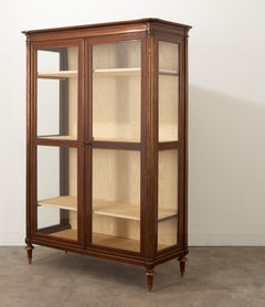 French Mahogany Louis XVI Style Vitrine