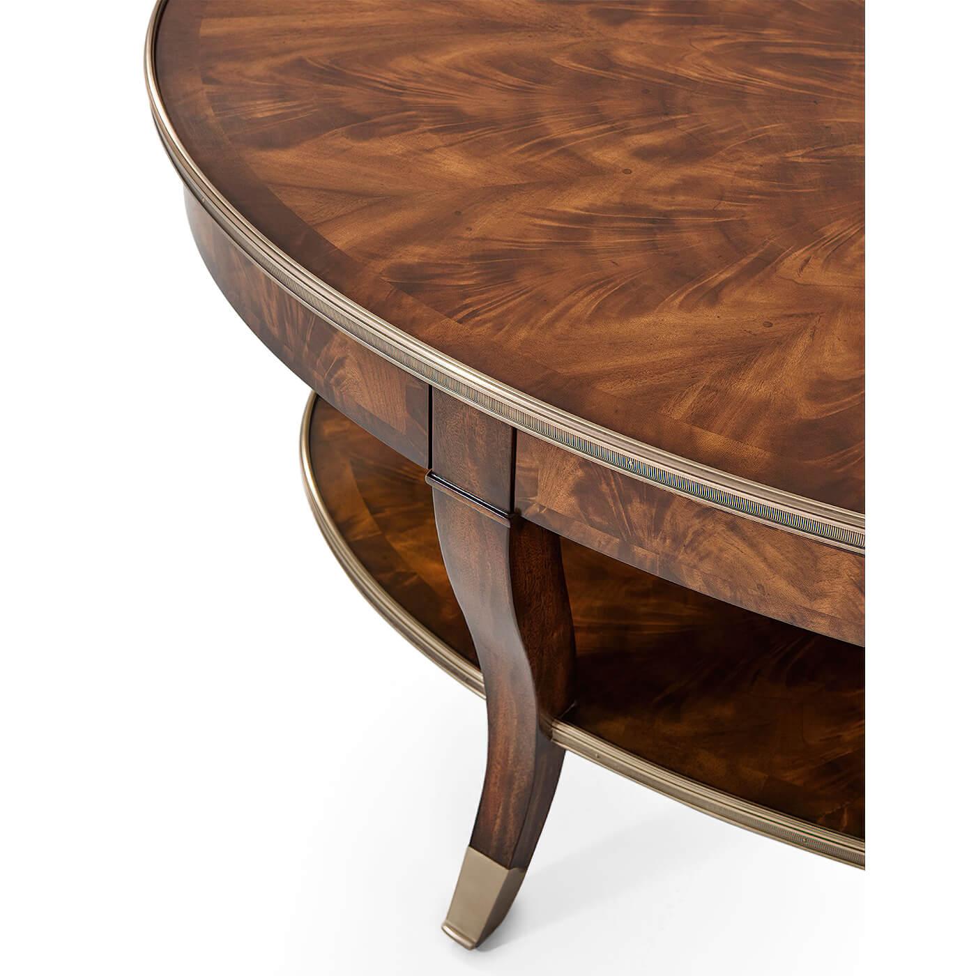 oval coffee table antique