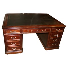 French Mahogany Partners Desk