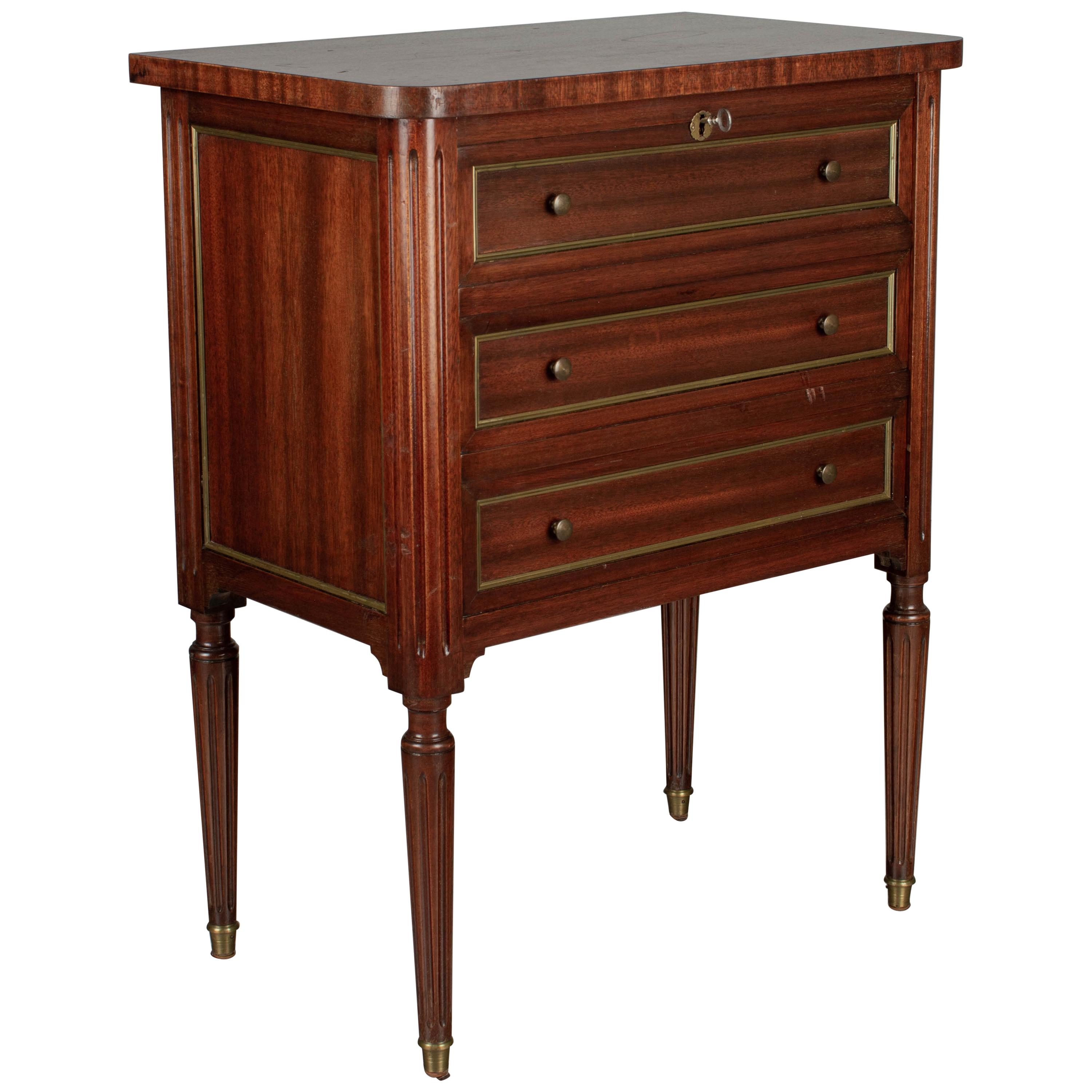 Mahogany Bedside England 19th Century For Sale at 1stDibs