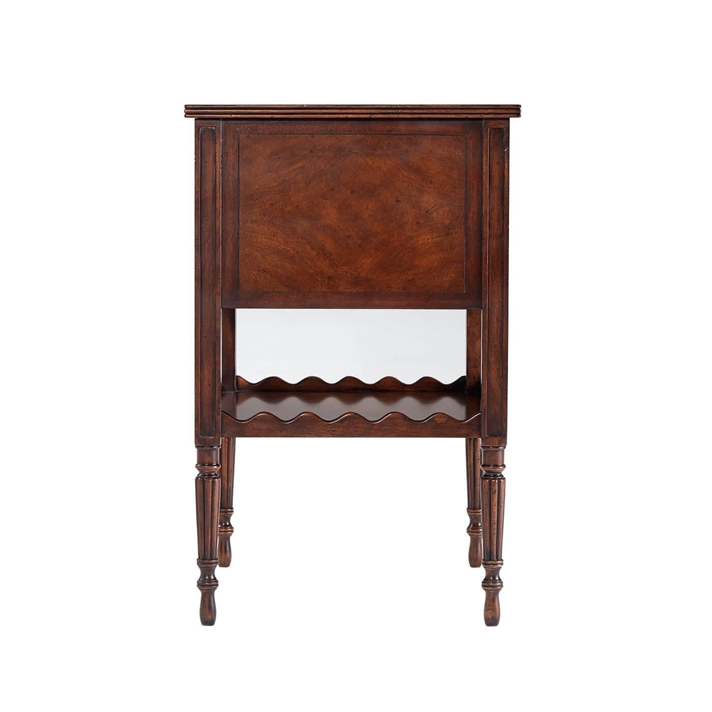 Vietnamese French Mahogany Side Table For Sale