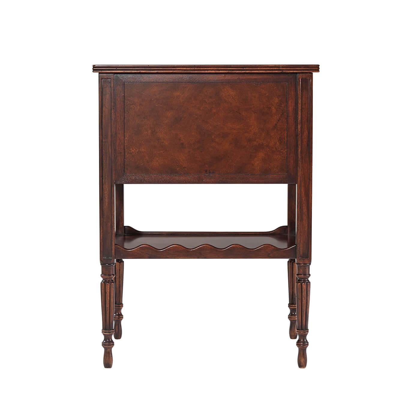 French Mahogany Side Table In New Condition For Sale In Westwood, NJ