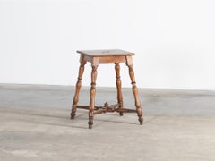 French Mahogany Stool, 19th Century