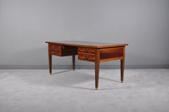French Mahogany Writing Desk, 1950s