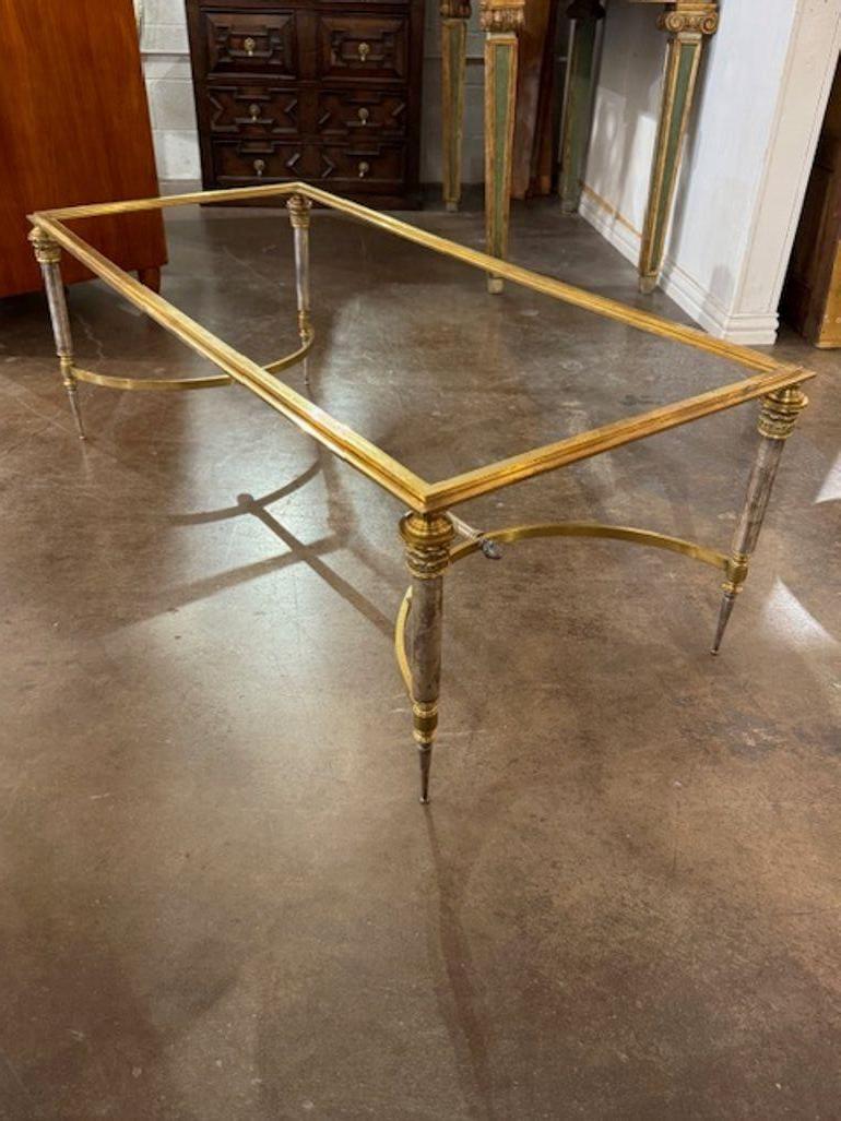French Maisin Coffee Table In Good Condition For Sale In Dallas, TX