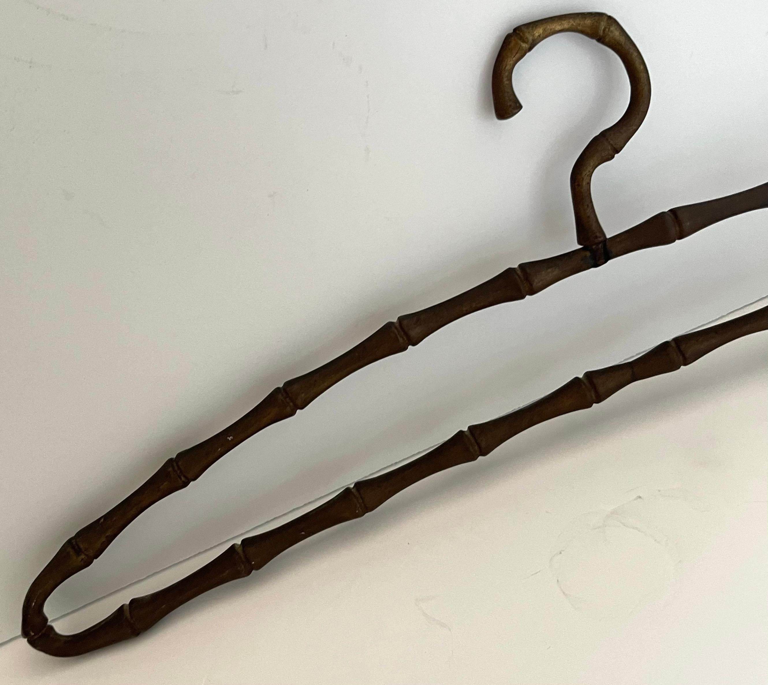 Francese Appendiabiti in bambù attribuito alla Maison Bagues francese in vendita
