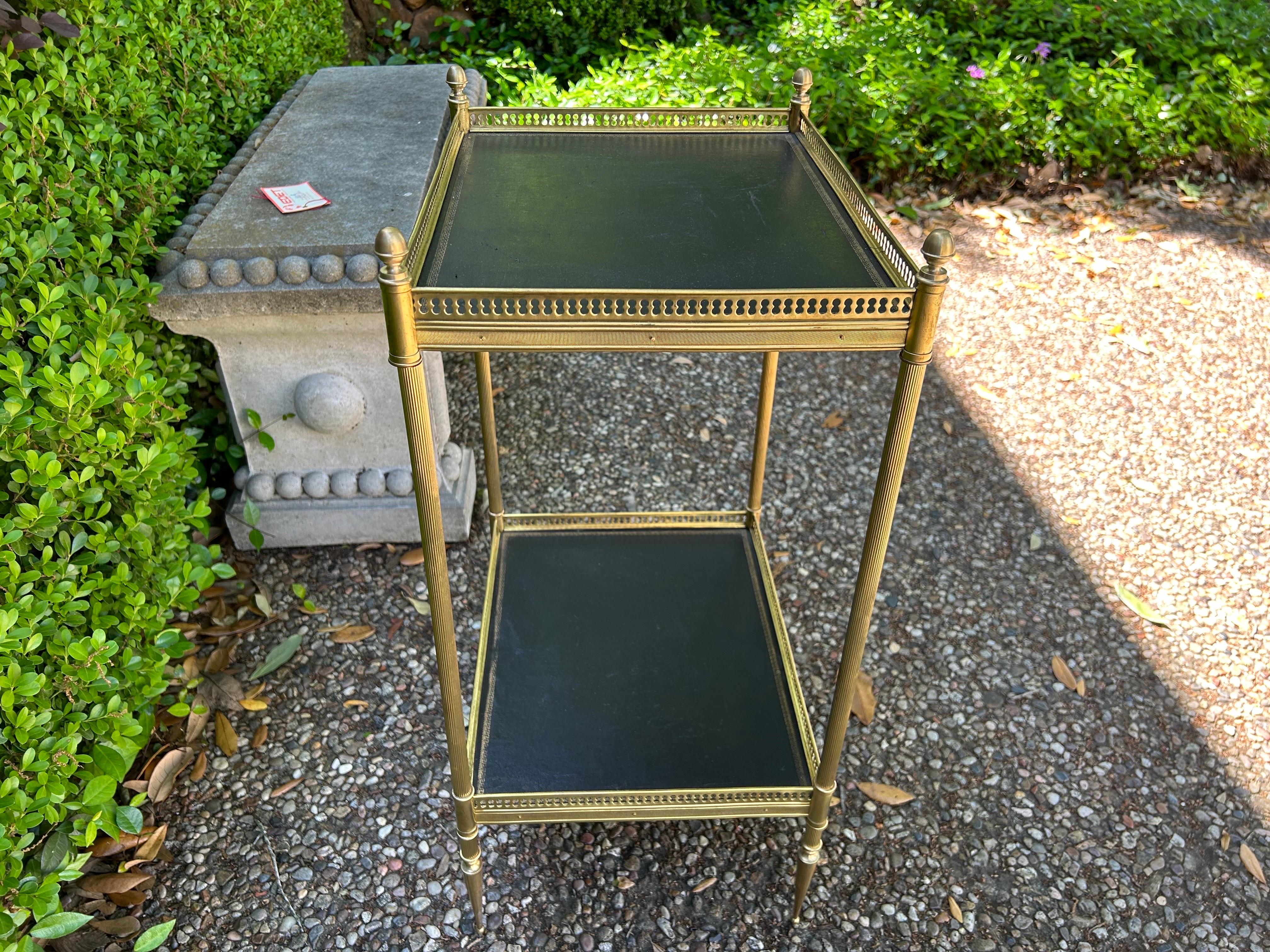 French Maison Bagues Attributed Louis XVI Style Bronze Table For Sale 2