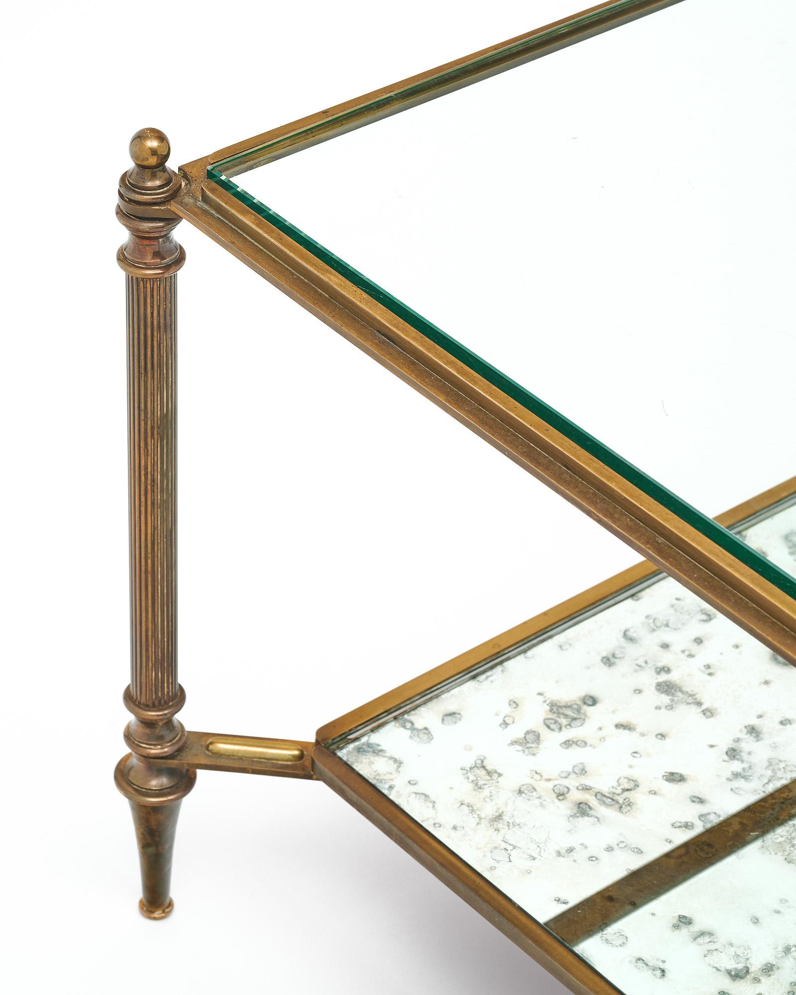 Mid-20th Century French Maison Bagues Coffee Table