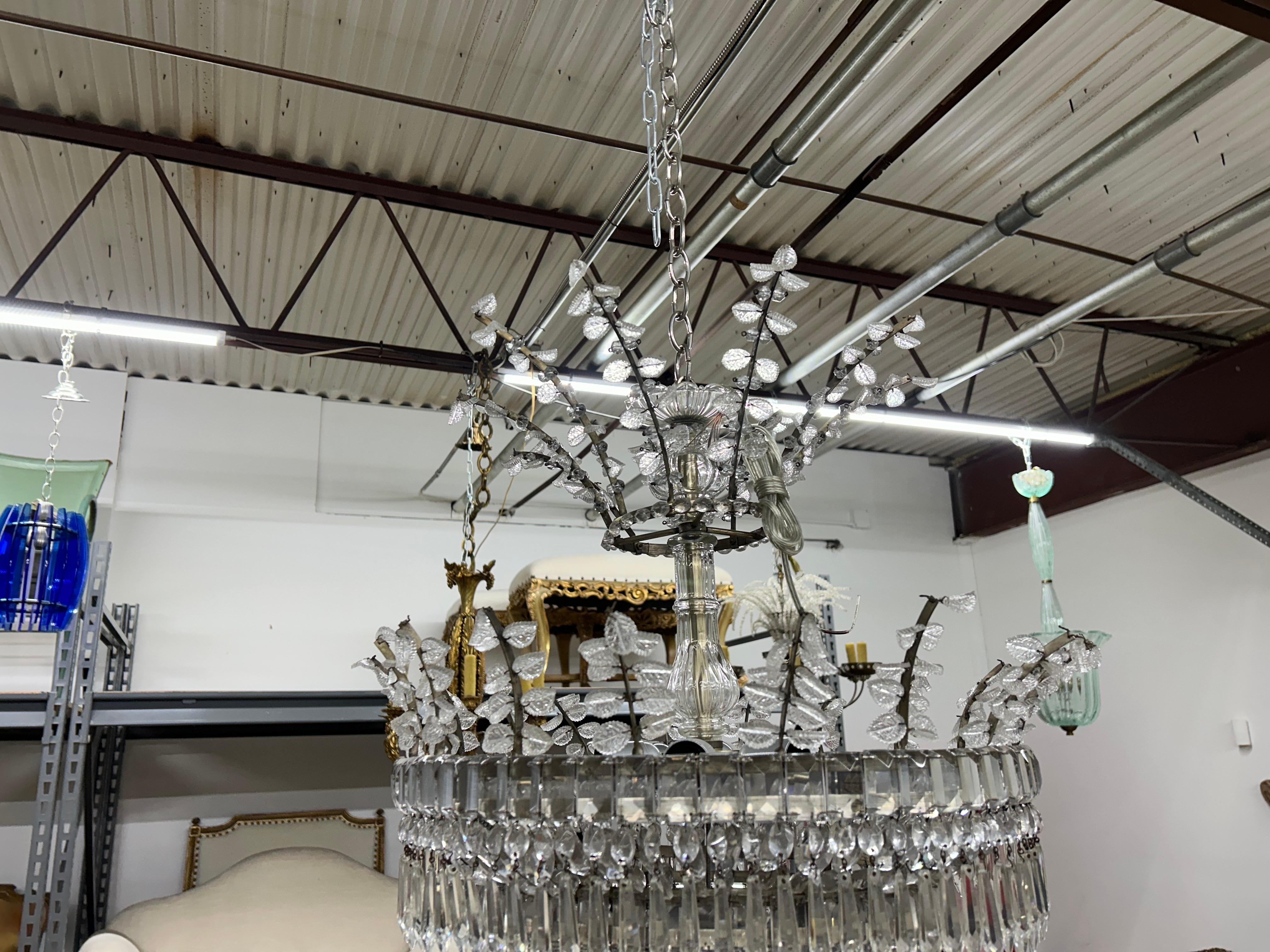 Lampadario di cristallo francese Maison Baguès in vendita 3