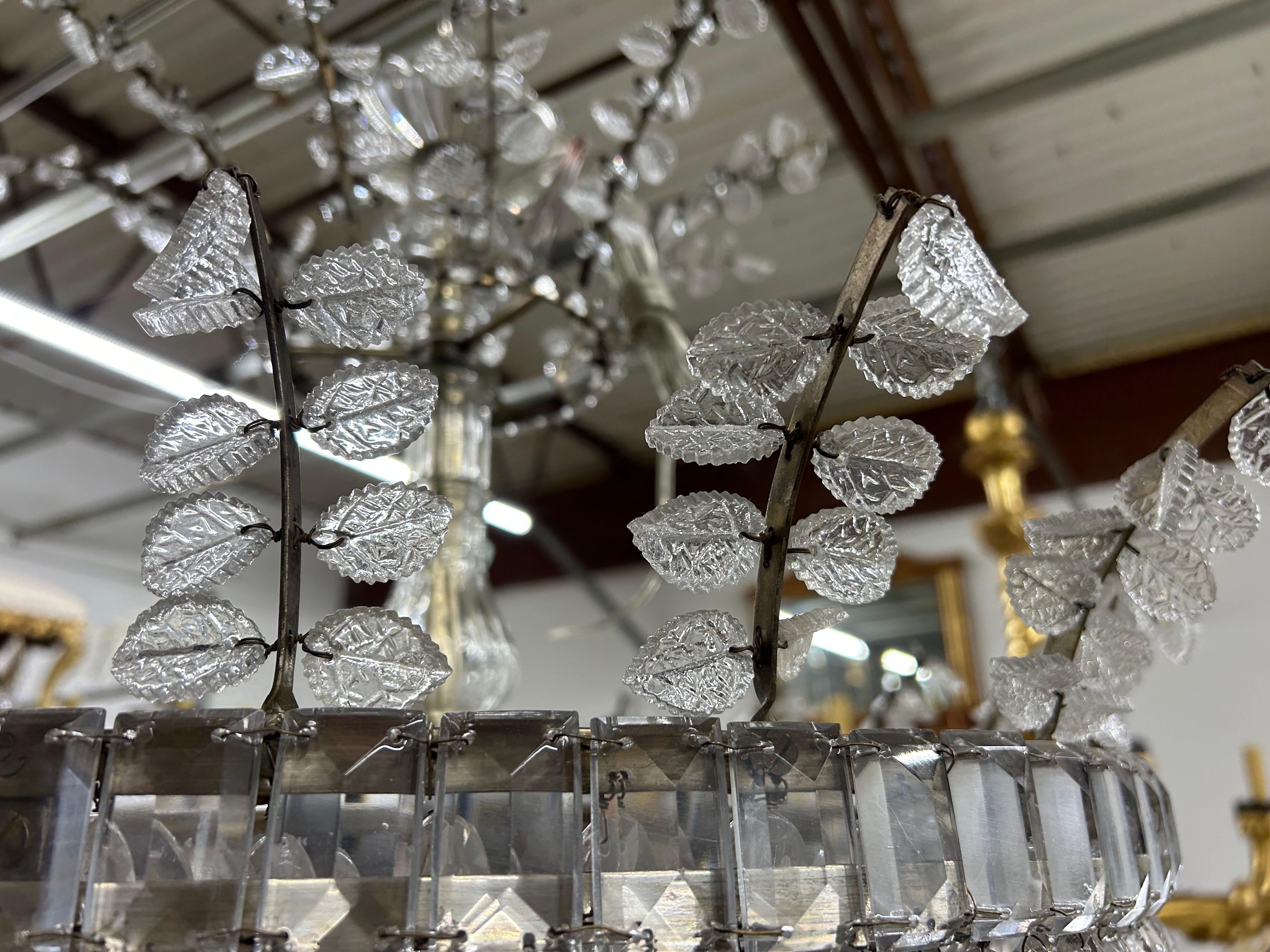 Lampadario di cristallo francese Maison Baguès in vendita 1