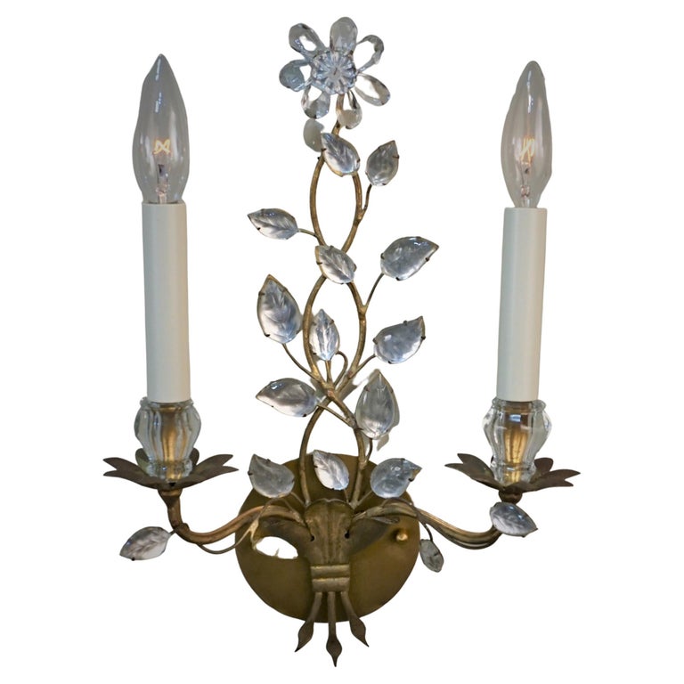 Paire D'appliques Murales Art Déco – Laiton Et Verre, Style Gratte-ciel (industrie)