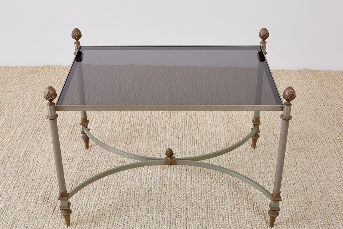 French Maison Baguès Style Bronze Metal Cocktail Table 3