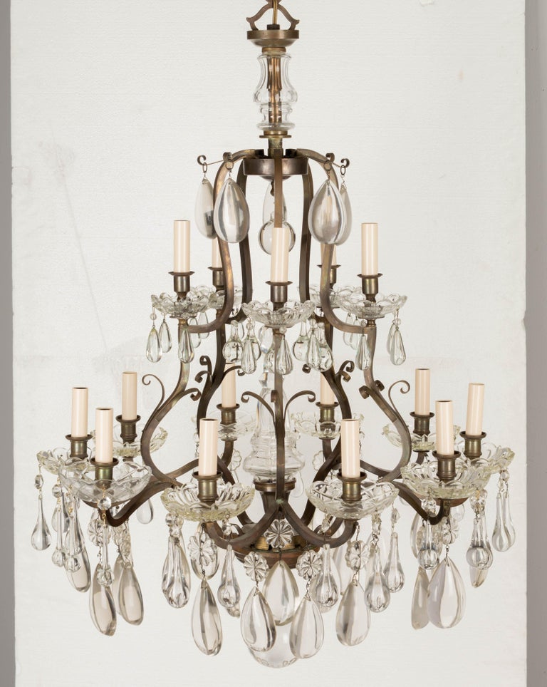 French Maison Bagues Style Chandelier For Sale 2