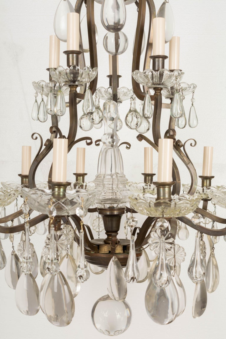 French Maison Bagues Style Chandelier For Sale 4