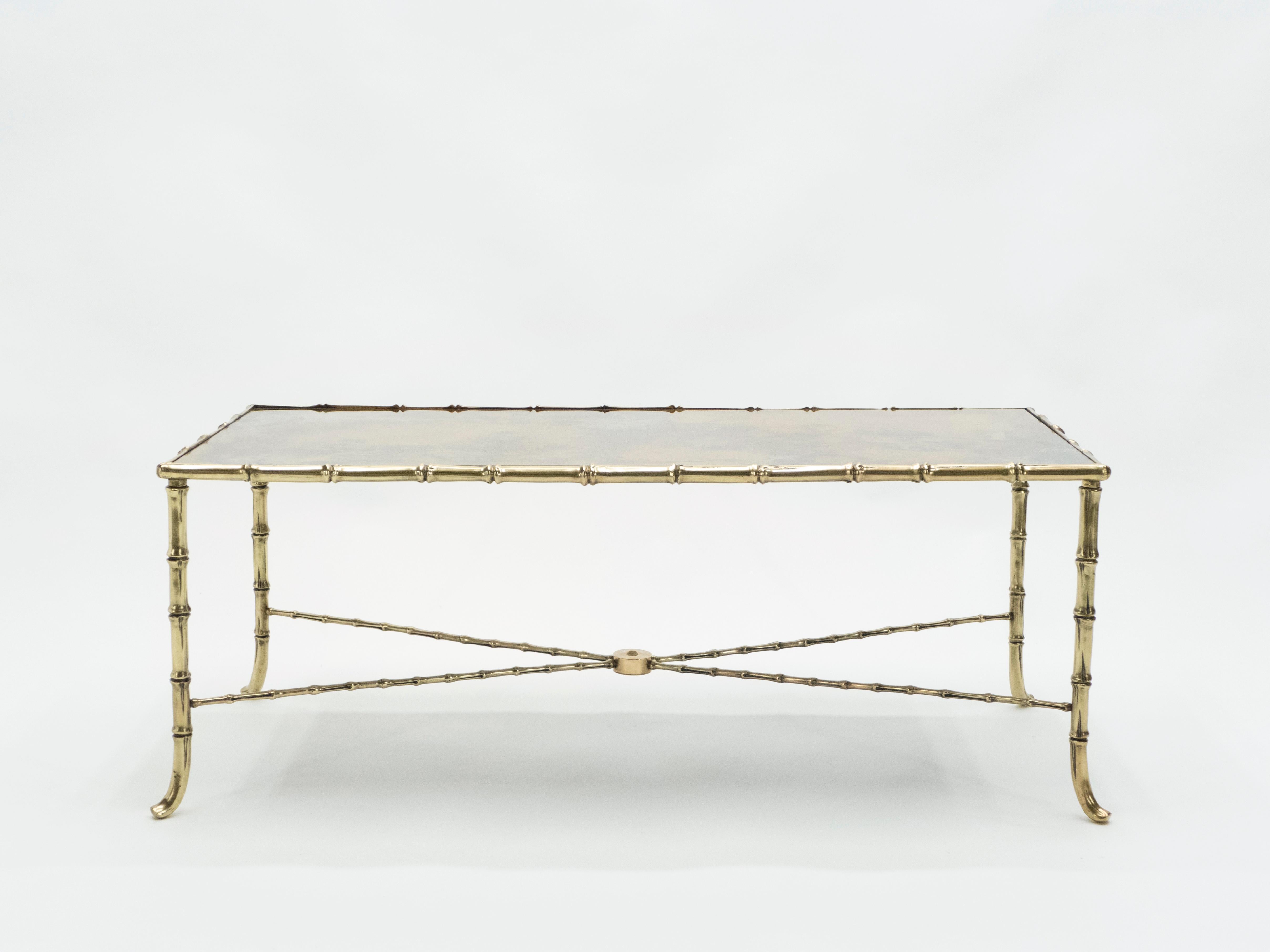 mirrored side tables