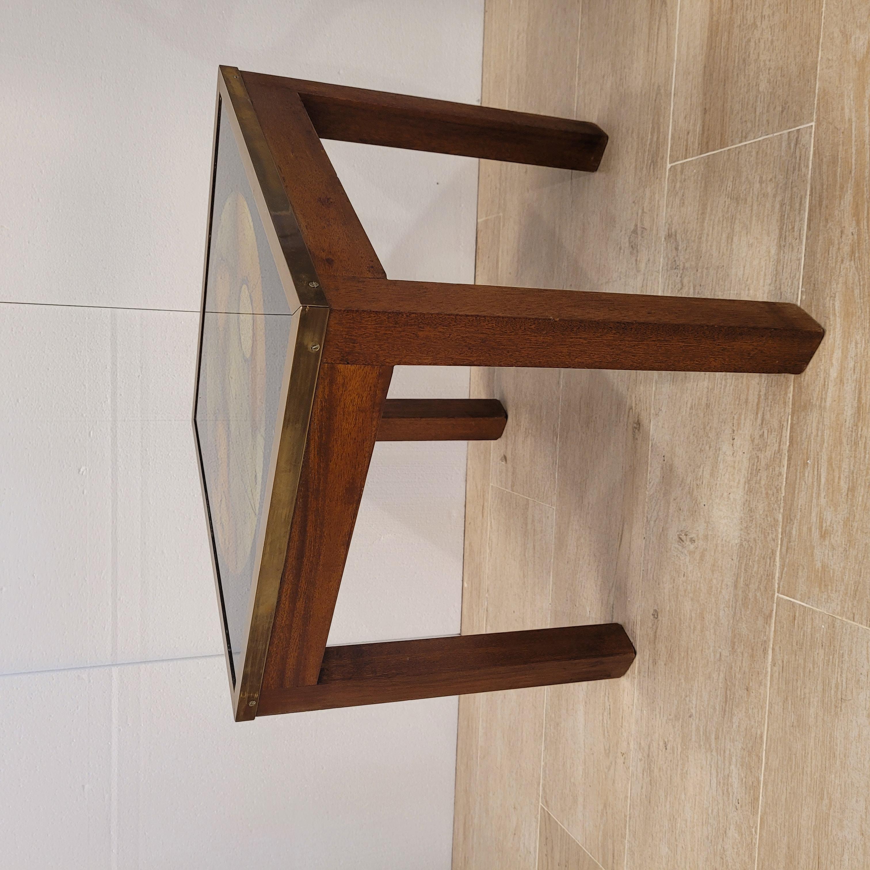 Französischer Maison Jansen Beistelltisch / Couchtisch Karte / Globus im Angebot 1