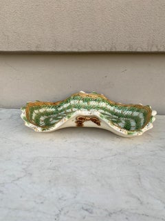 French Majolica Asparagus Platter circa 1890