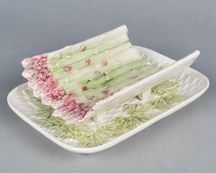 French Majolica Asparagus Server