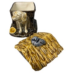 Dog in a Kennel Choisy-le-Roi, circa 1880