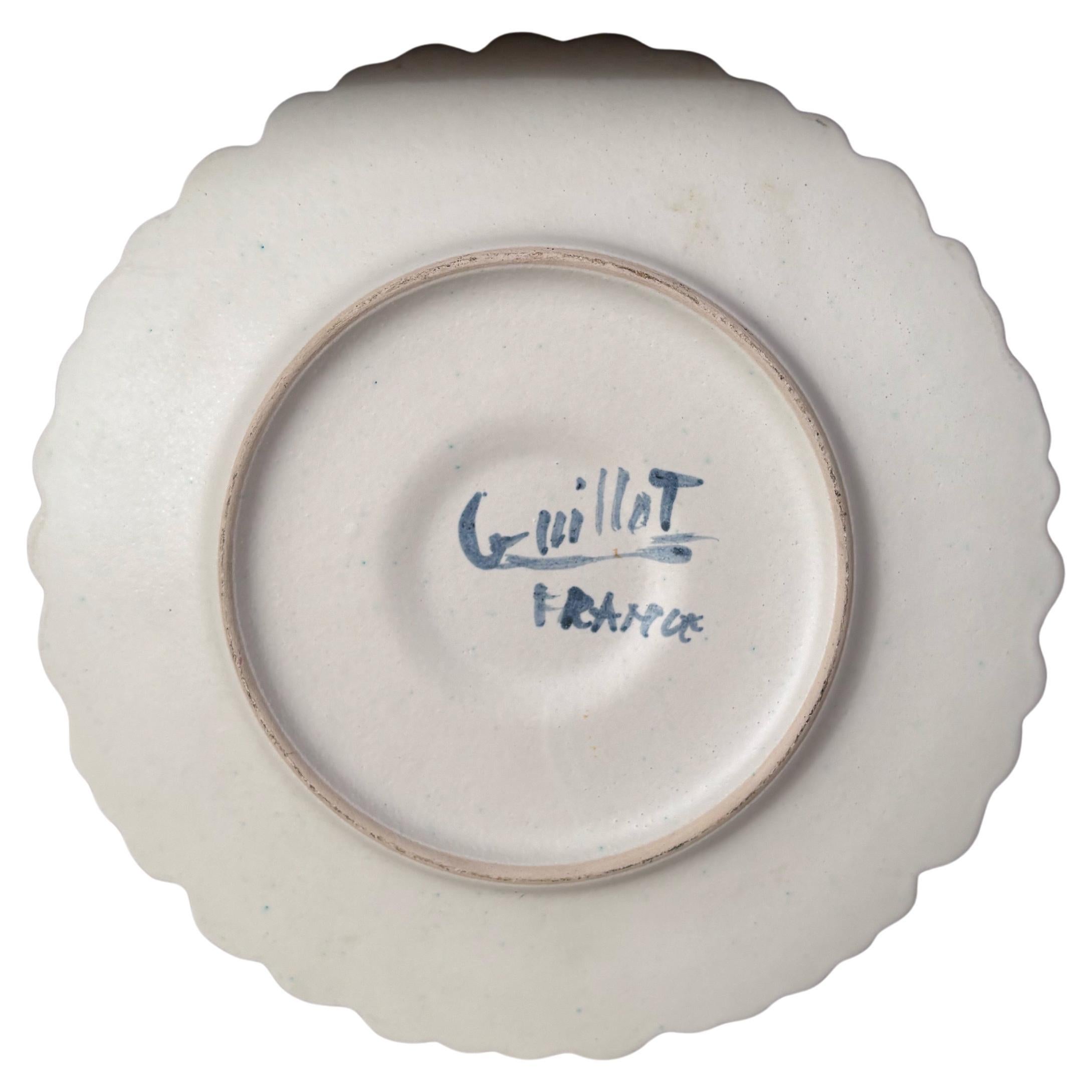 Francese Maiolica francese Daisy Marcel Guillot Vallauris, circa 1950 in vendita
