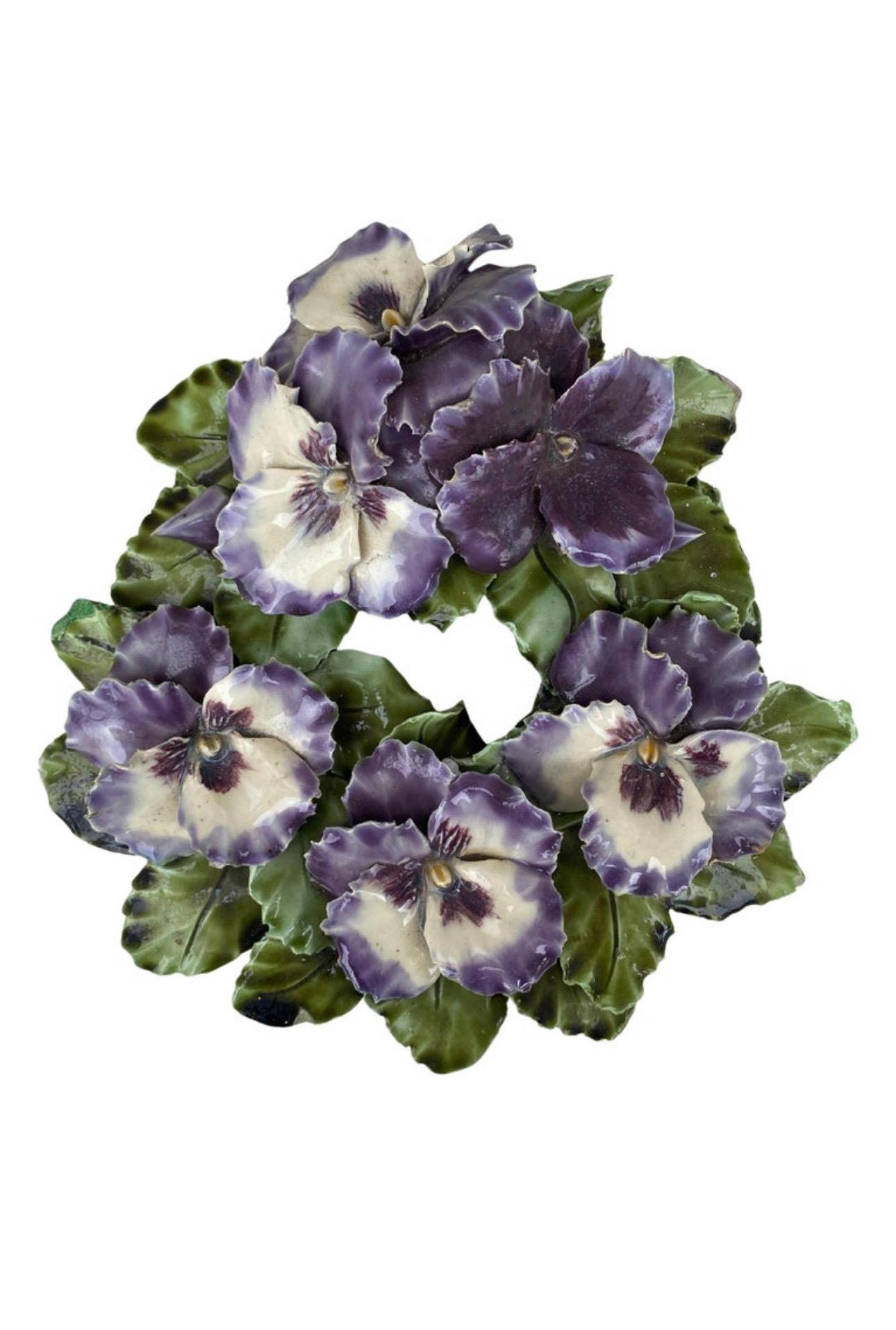 French Majolica Daisy Marcel Guillot Vallauris, circa 1950 For Sale 3
