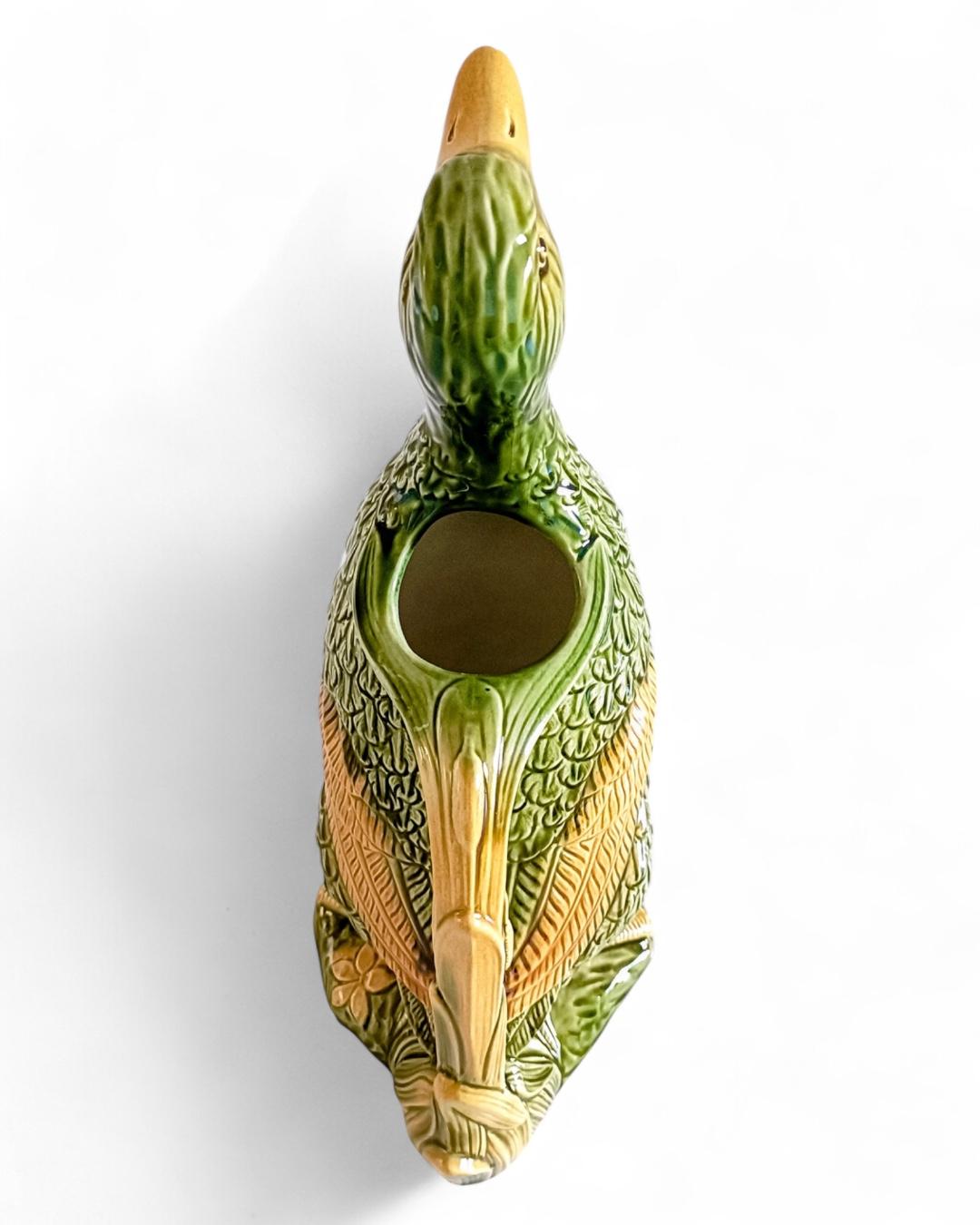 Brocca in maiolica francese Keller et Guerin Saint Clement ci. 1900s. in vendita 4