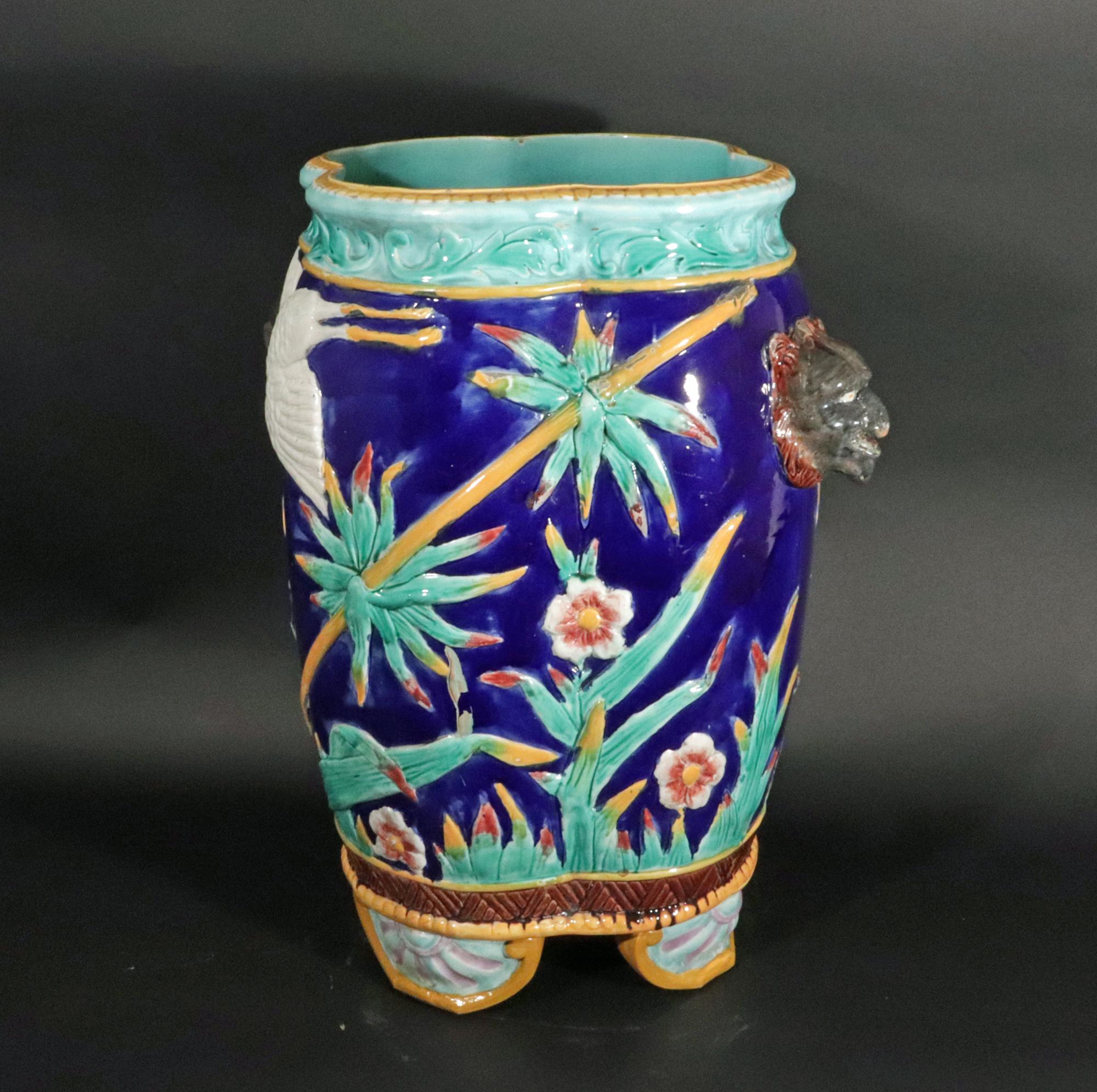 Grandi urne in maiolica francese - Una coppia in vendita 3
