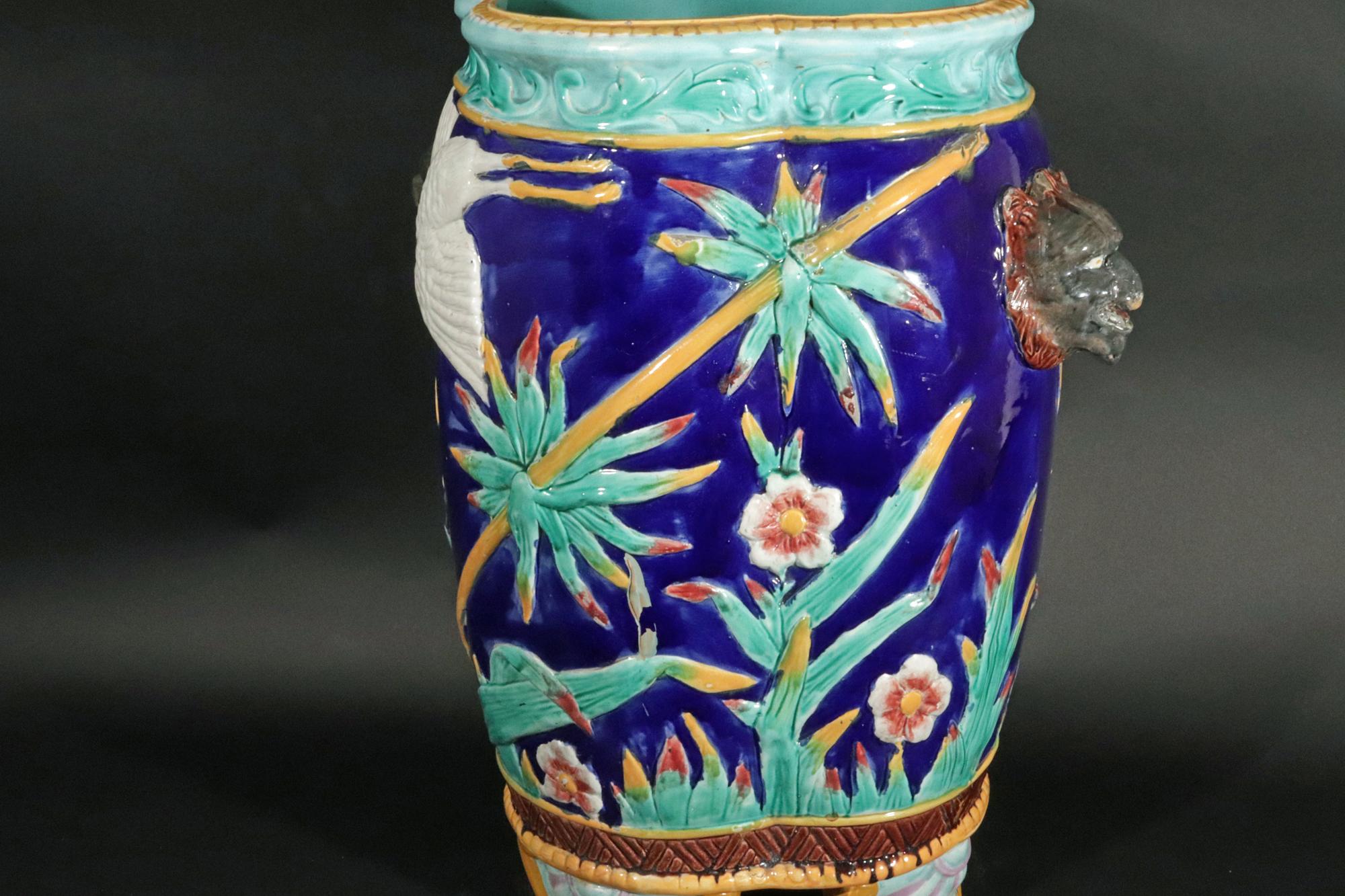 Grandi urne in maiolica francese - Una coppia in vendita 5