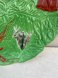 French Majolica Lobster Platter Choisy Le Roi Circa 1930