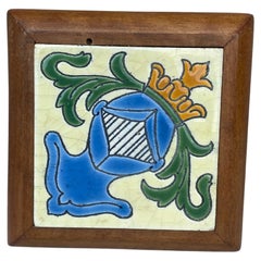 Posavasos Casco Medieval de Mayólica Francesa