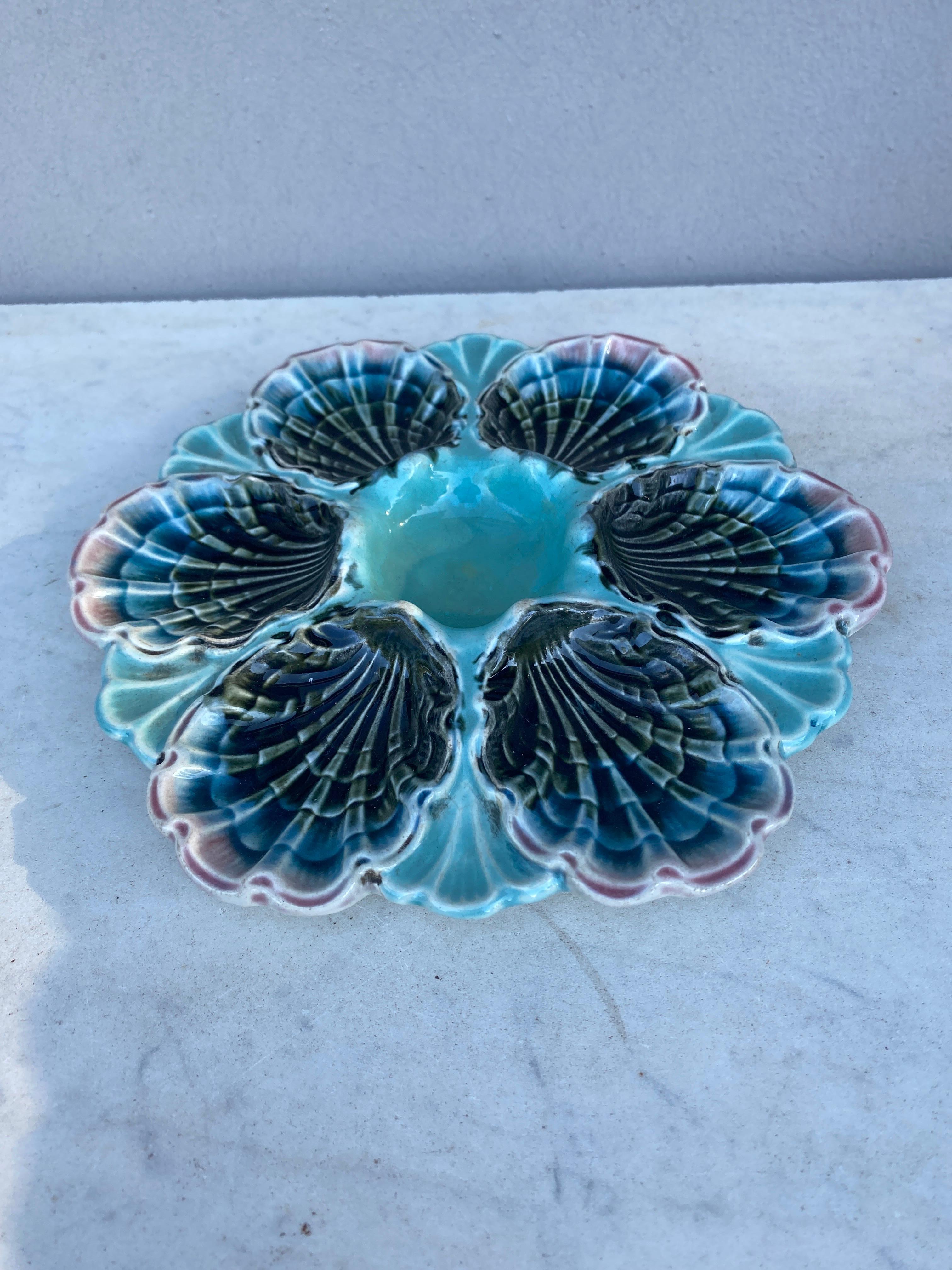 glass oyster plate