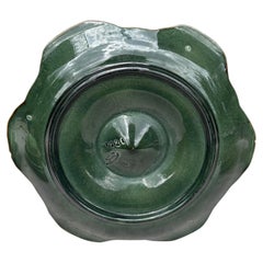French Majolica Oyster Plate Longchamp, circa 1900