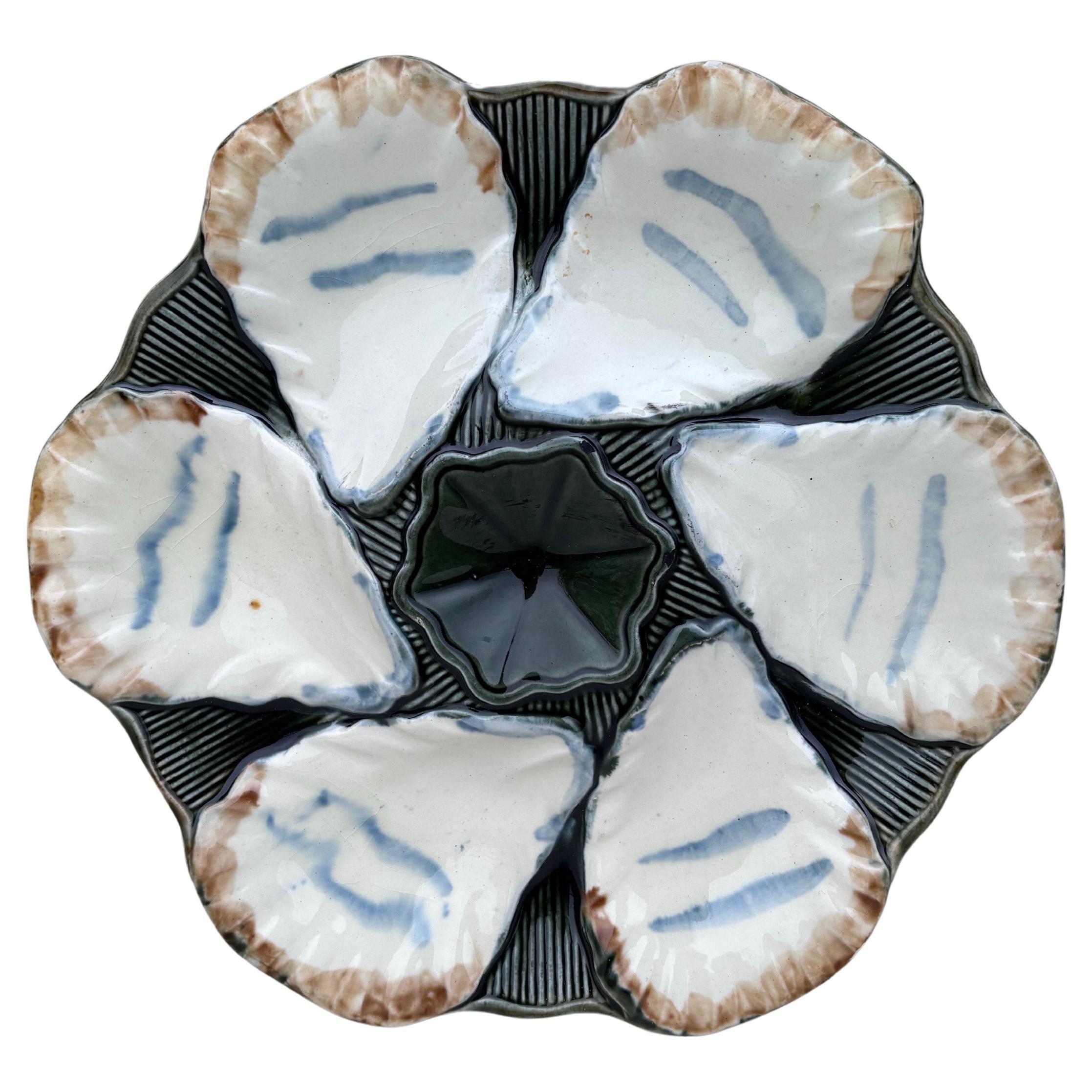 Porcelain Oyster Plate With Shells Circa 1900 For Sale At 1stDibs