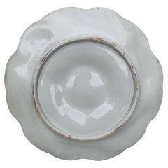 Piatto da portata in maiolica francese Digoin & Sarreguemines, circa 1890