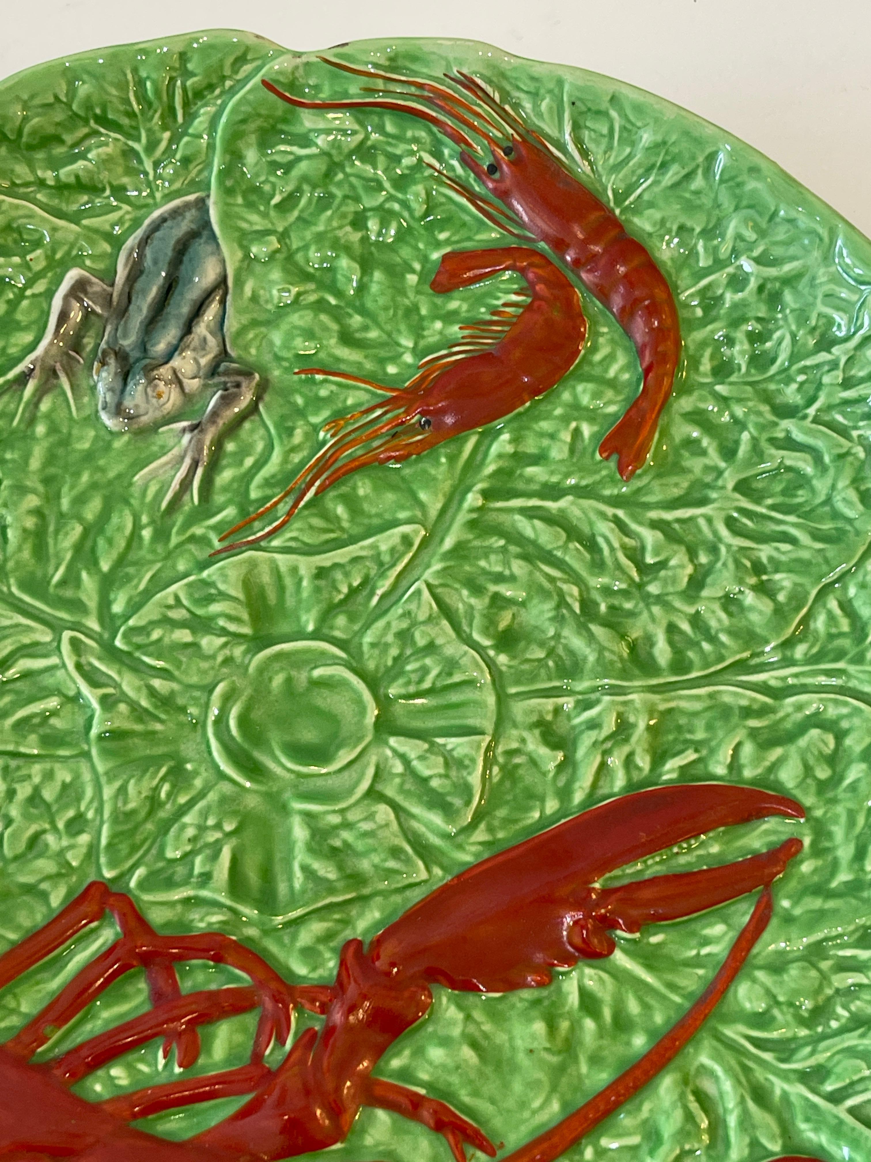 Ceramica Caricatore Palissy in maiolica francese di HB Choisy-le-Roi, C.C. 1930 in vendita