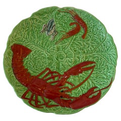 Caricatore Palissy in maiolica francese di HB Choisy-le-Roi, C.C. 1930
