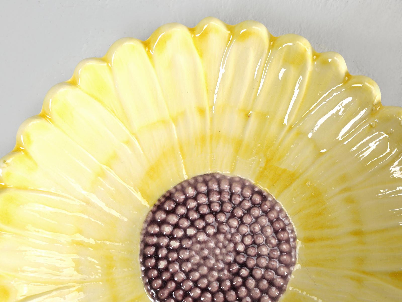 sunflower dessert plates
