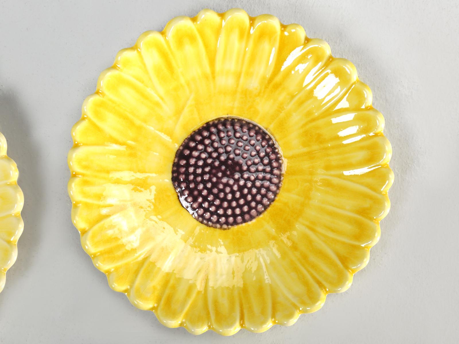 sunflower salad plates