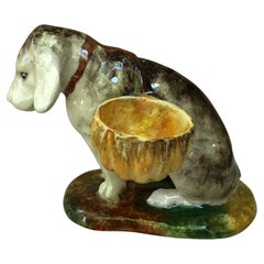 Salsiera francese in maiolica Jerome Massier Fils, circa 1900