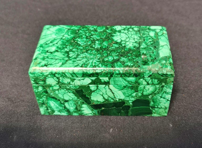 French Malachite Box 20th Century In Good Condition In Madrid, ES