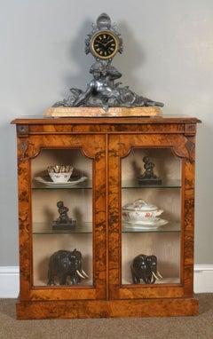 French Mantel Clock Le Premier Miroit Signed Francois Moreau