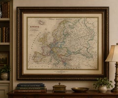 French Map of Europe by Cortambert – Russia, Scandinavia & Balkans, 1864